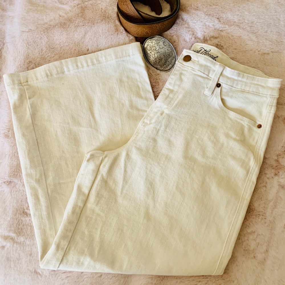 Universal Thread Wide Leg Cropped Jeans 12/31